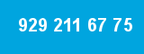 929 211 67 75 929 211 67 75